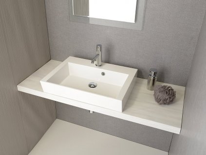 Sapho AVICE doska 100x50cm, dub starobiely AV105