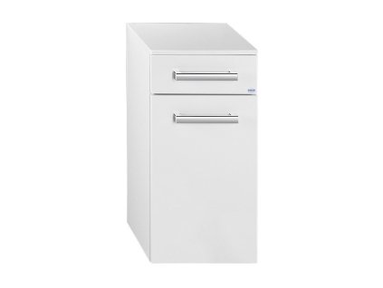 Aqualine VEGA skrinka spodná s košom 40x78x31cm, biela VG078