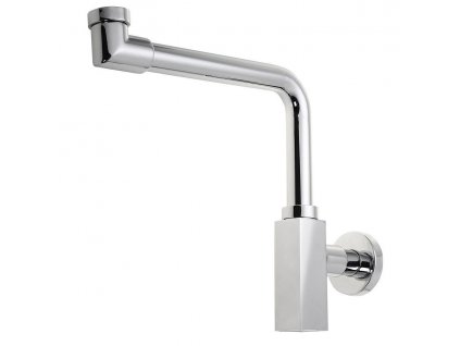 Omp Tea QUASAR umývadlový sifón šetriaci miesto, 5/4"-32mm, chróm 811.215.5.K