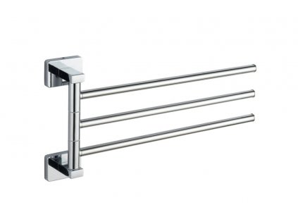 Aqualine APOLLO trojitý držiak uterákov 350x44mm, chróm 1416-16