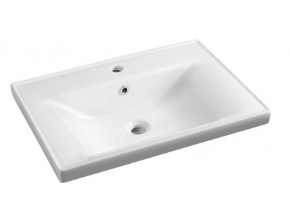 Aqualine SAVA 65 keramické umývadlo nábytkové 65x46cm, biela 2065