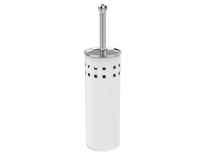 Aqualine SIMPLE LINE WC kefa válcová s otvormi, biela 04002W