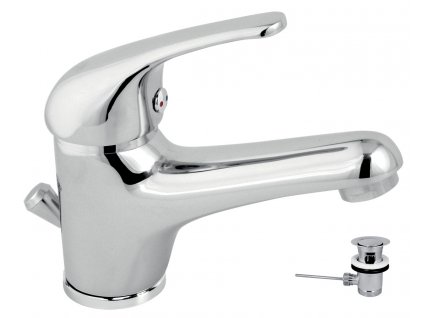 Novaservis Umývadlová batéria s kovovou výpusťou Titania Iris chróm 92002,0