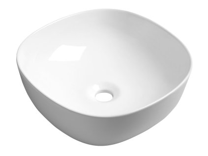 Sapho MORO keramické umývadlo 41x41cm, na dosku, biela AR420