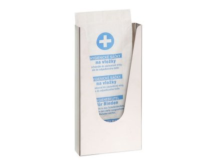 Sapho Zásobník hygienických sáčkov HygBag,120x240x30mm, lestená nerez XP049