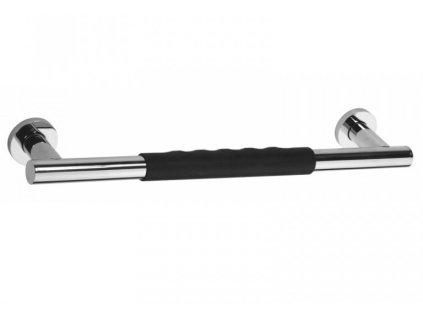 Sapho Pevnostné madlo s protišmykovým úchopom 400mm, lestená nerez XR505