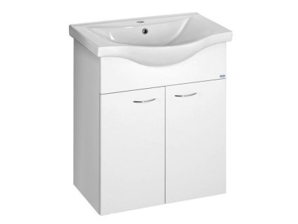 Aqualine KERAMIA FRESH umývadlová skrinka 60,6x74x34cm, biela 50063A