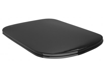 Kerasan TRIBECA WC sedátko, SLIM, Soft Close, čierna matná 519131