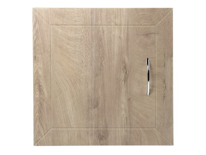 Aqualine Dvierka do stupačiek 60x60cm, dub Platin DS125
