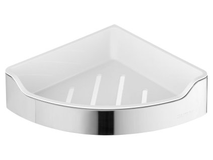 Aqualine SAMBA rohová polica do sprchy, 218x63x218mm, nerez lesk SB109