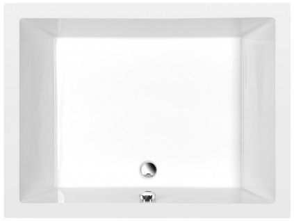 Polysan DEEP hlboká sprchová vanička s konštrukciou, obdĺžnik 120x90x26cm, biela 72392