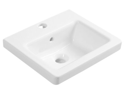 Sapho CITY keramické umývadlo hranaté 40x35cm, biela KE040