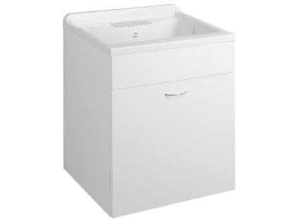 Aqualine Plastová výlevka so skrinkou 60x50 cm, vrátane sifónu PI6050-01