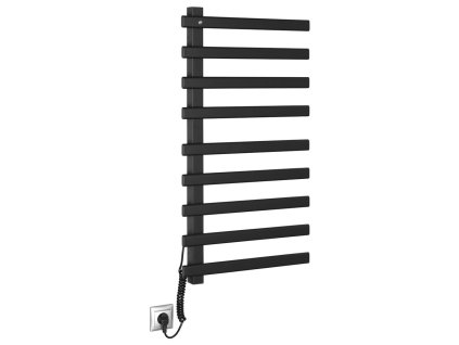 Sapho ELCOR elektrický sušiak uterákov 480x920x50 mm, 128 W, čierna mat EB460