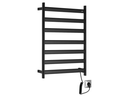 Sapho ELIAS  elektrický sušiak uterákov 490x730x110 mm, 105 W, čierna mat EB550