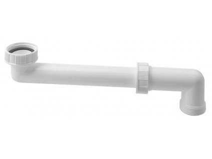 Bruckner Umývadlový odtok šetriaci miesto 5/4", biela 151.180.0