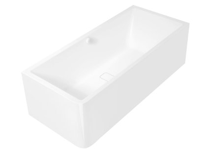 Polysan MARLENE CURVE R MONOLITH Obdĺžniková vaňa 185x85x63cm, biela 71607MCR