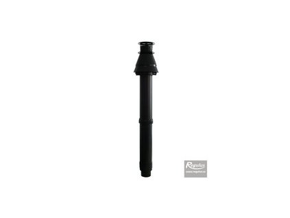 Regulus Komínek 60/100 PP černý průchod otvorem pr. 125 mm 11253