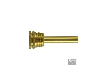 Regulus Jímka pro 1 čidlo, 7 x 9 x 60 mm, 1/2", mosaz 15746