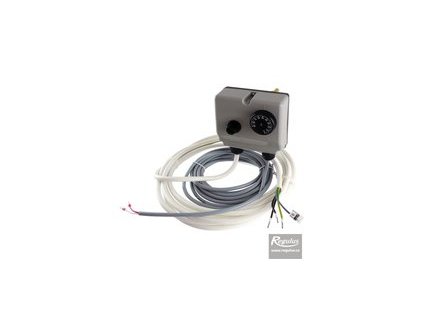 Regulus Termostat zakryt. s jímkou dvojitý 0-90/100°C s čidlem Pt1000 a kabelem 17734