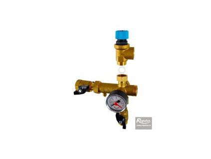 Regulus Pojistná sada 8 bar k ohřívačům vody do 200 l, 3/4" F/M 18288