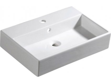 Isvea PURITY keramické umývadlo 60x42cm, biela 10PL50060