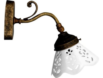 Sapho BARI svietidlo E14, 40W, 230V, keramické tienitko, bronz MC811