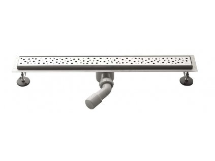 Aqualine BUCANERA podlahový žľab z nerezové oceli s roštom, L-800, DN50 NO3180