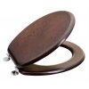 Aqualine AQUALINE WC sedátko, orech 1705-11