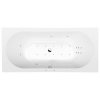 Polysan VIVA B HYDRO-AIR hydromasážna vaňa, 175x80x47cm, biela 88119HA