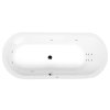 Polysan ASTRA O HYDRO hydromasážna vaňa, 165x75x48cm, biela 35611H