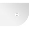 Polysan FLEXIA sprchová vanička z liateho mramoru štvrťkruh, s možnosťou úpravy rozmeru, 110x90cm, R550, ľavá 91341