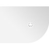 Polysan FLEXIA sprchová vanička z liateho mramoru štvrťkruh, s možnosťou úpravy rozmeru, 120x90cm, R550, ľavá 91371