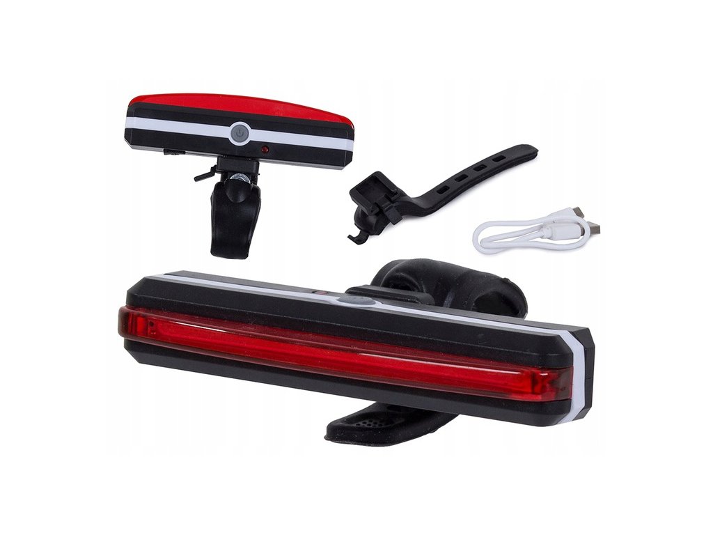 Oswietlenie rowerowe BL 2266 10 lm aku lampka Waga produktu z opakowaniem jednostkowym 0 58 kg