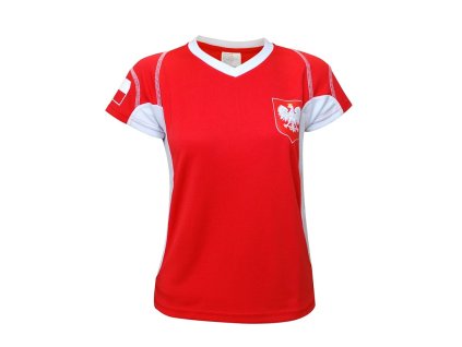 Futbalový dres Poľsko 1 chlapčenský (Oblečenie veľkosť 134-140)