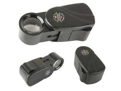 154030 7 verk 09051 kapesni lupa vysuvna 10x 20 mm
