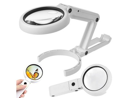 154660 4 verk 09152 klenotnicka stolni lupa 5x 11x 8 led usb