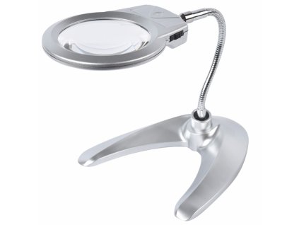 155044 8 verk 09010 stolni lupa s podstavcem 2 x led