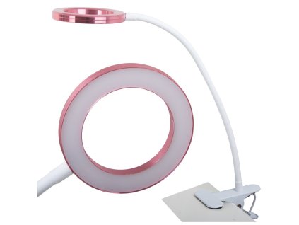 155098 verk 15754 lampa s klipem usb 24 led bilo ruzova