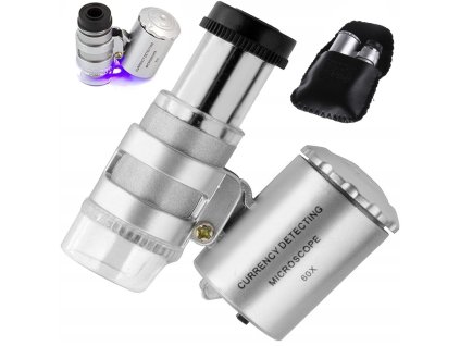 155167 13 verk 09078 kapesni mikroskop s led osvetlenim 60x zoom