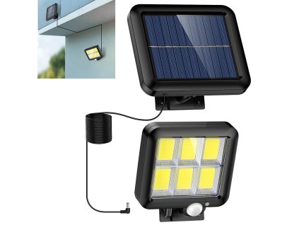 158746 12 verk 12249 solarni venkovni osvetleni 120 led pohybovy senzor