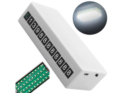 164880 8 verk 12289 led tabule s podsvicenim cislic