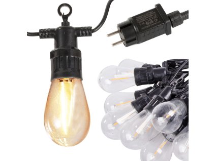 159510 10 verk 12301 10 led venkovni dekoracni retez girlanda 10 zarovek ip44 10 m