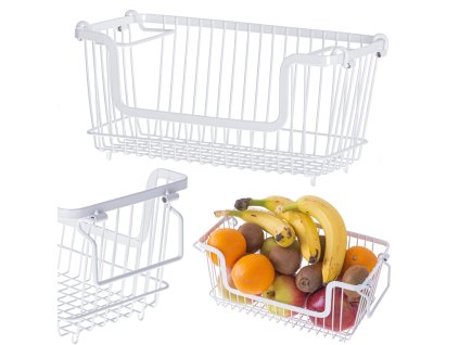 Kosz na owoce warzywa organizer metalowy 134036