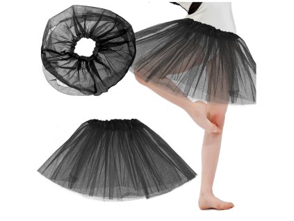 Spodniczka tiulowa tutu kostium stroj czarna 108096%281%29