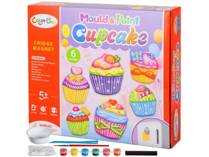 167784 7 kruzzel 22431 magnety vymaluj si cupcakes diy