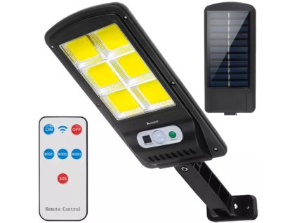 177948 16 izoxis 19443 poulicni osvetleni solarni 120 led cob ip65 36 w 500 lm cerne