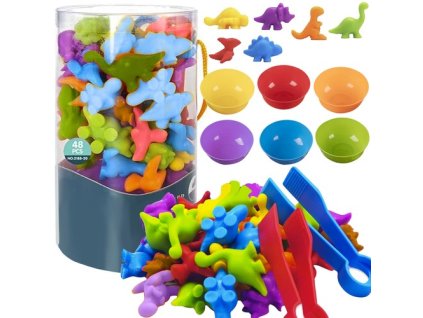 178008 13 kruzzel 22496 dinosauri vzdelavaci sada montessori 48 ks