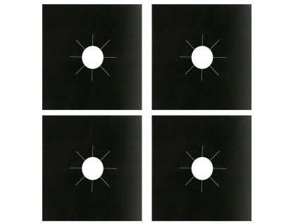 184032 4 verk 07210 kryt na plynovy sporak teflonovy 4 ks