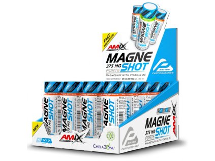 Amix Performance MagneShot Forte 375 mg 20 x 60 ml (príchuť krvavý pomaranč)